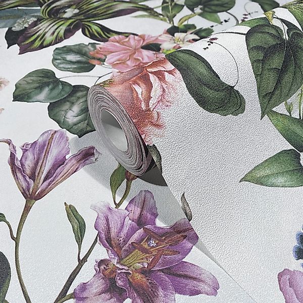Marburg Vliestapete »Tapete Floral Leaf«, floral, moderne Vliestapete für W günstig online kaufen