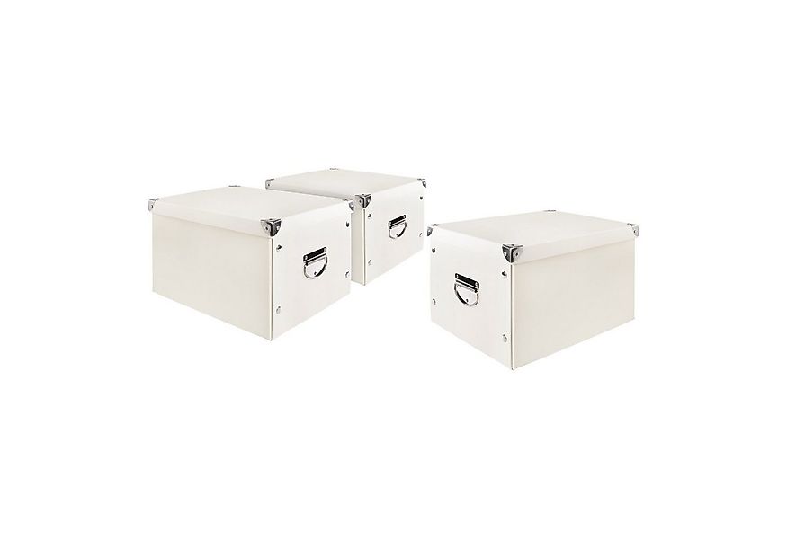 VBS Aufbewahrungsbox Aufbewahrungsbox mit Deckel, faltbar (3 St), 27 cm x 3 günstig online kaufen