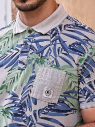 LERROS Poloshirt "LERROS Herren Poloshirt, floral bedruckt" günstig online kaufen