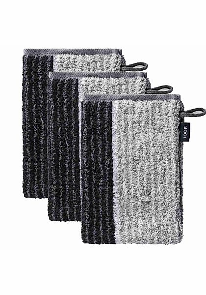 JOOP Waschhandschuh "Waschlappen Doubleface 3er Pack" günstig online kaufen