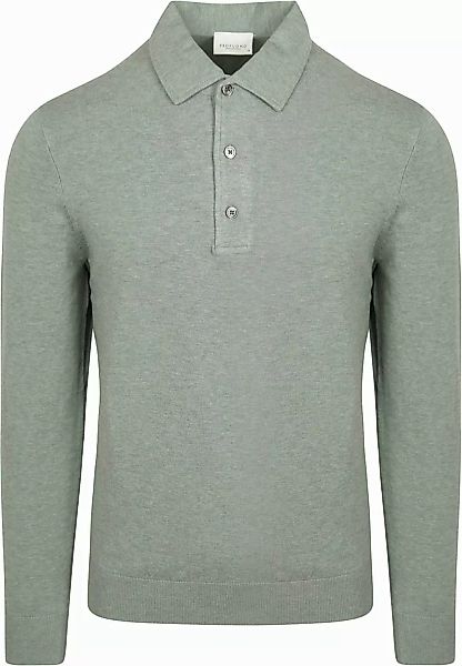 Profuomo Longsleeve Poloshirt Luxury Basic Grün - Größe XXL günstig online kaufen