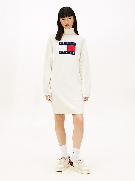 Tommy Jeans Strickkleid TJW TURTLENECK FLAG DRESS EXT günstig online kaufen