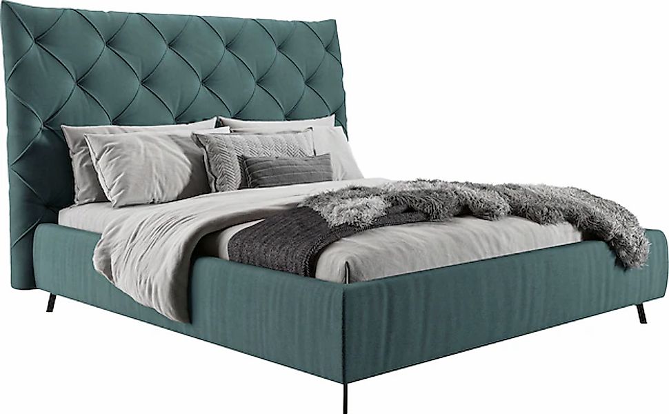 Home affaire Polsterbett »Maxime, in 4 Breiten bis 200cm, auch in Leder« Ko günstig online kaufen