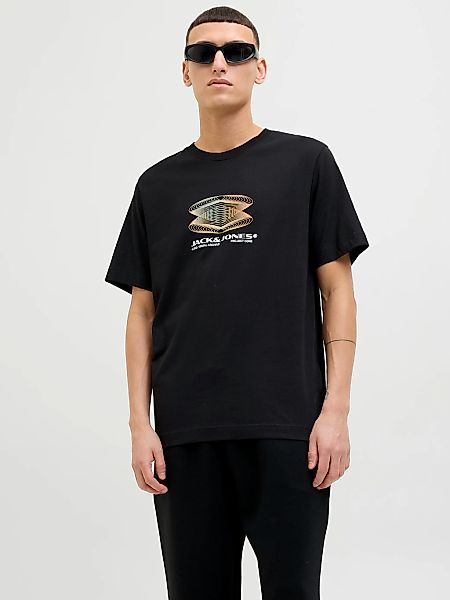 Jack & Jones Print-Shirt "JCOCALMA TEE SS CREW NECK FST" mit Frontprint günstig online kaufen