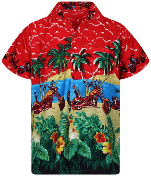 King Kameha Hawaiihemd Bike Funky Hawaii-Hemd günstig online kaufen