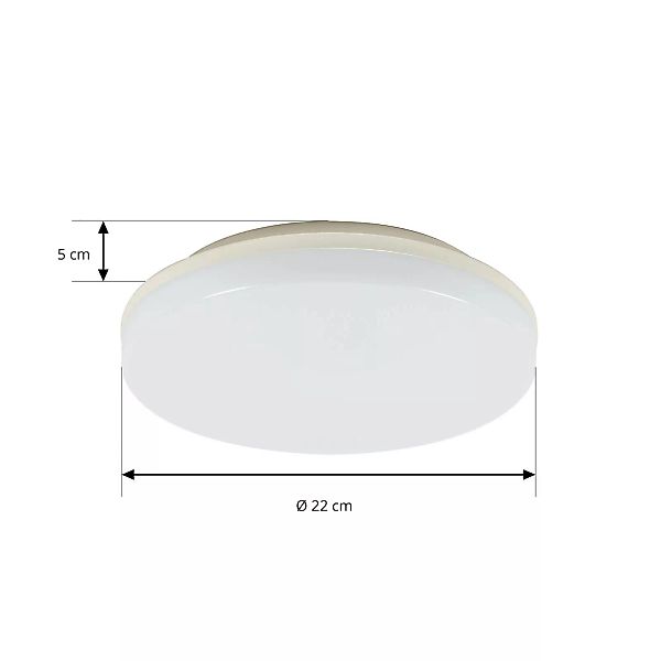 Prios Artin LED-Deckenlampe, rund, 22 cm günstig online kaufen