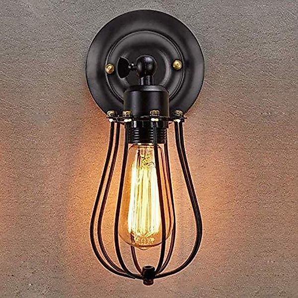 Goeco Wandleuchte Retro Wandlampe, E27, IP20 günstig online kaufen