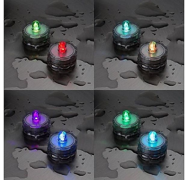 XMAS KING Teelicht 06898 LED-Teelicht 2er Set RGB Farbwechsel Wasserdicht B günstig online kaufen