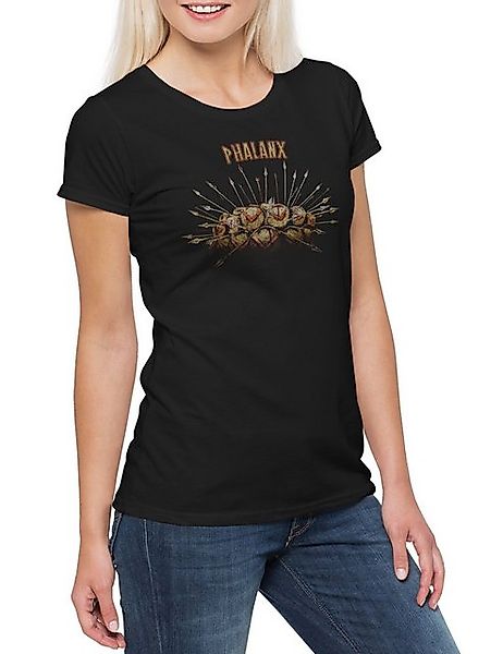 Urban Backwoods Print-Shirt Phalanx Damen T-Shirt Helmet Leonidas 300 Spart günstig online kaufen