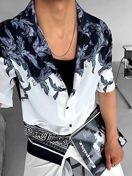 Abluka Oversize-Shirt HAWAIIAN SHIRT WITH ALLOVER-PRINT günstig online kaufen