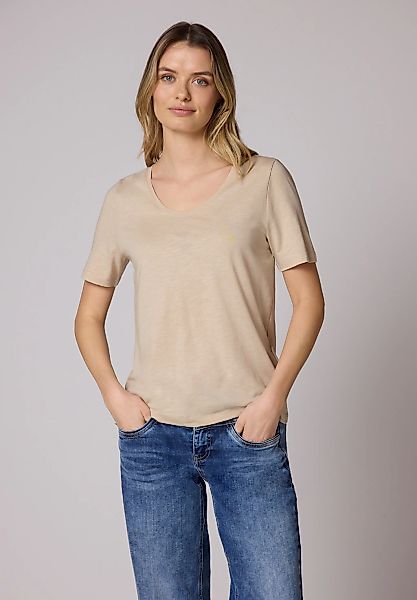 STREET ONE V-Shirt im Basic-Style günstig online kaufen