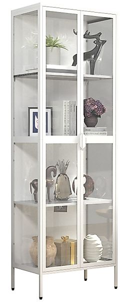 VCM Standvitrine Stahl Standvitrine Vitrine Schaukasten günstig online kaufen