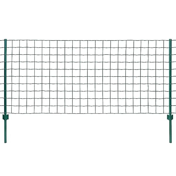 vidaXL Metallzaun Stahl 20 x 1,2 m Grün 142812 günstig online kaufen