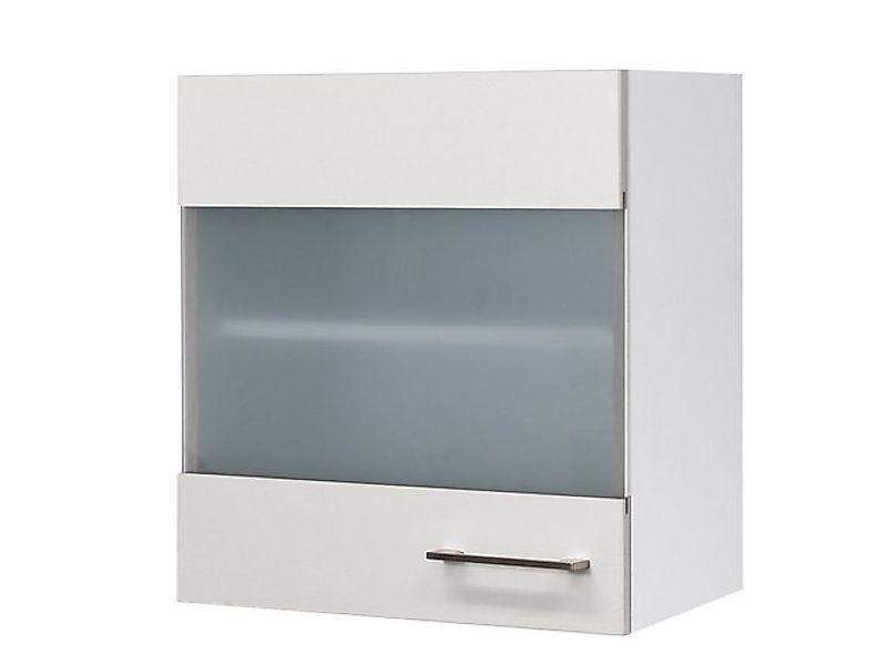 Flex-Well Glashängeschrank Glashängeschrank Küche - 50 cm breit - Weiß, mit günstig online kaufen