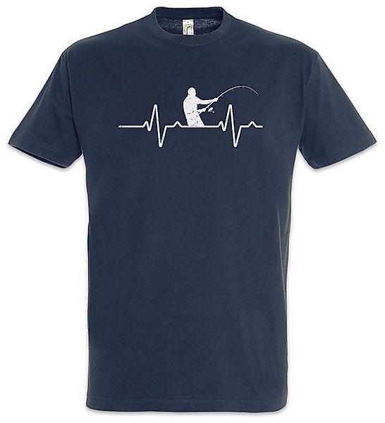 Urban Backwoods Print-Shirt Heart Rate Fishing Herren T-Shirt Angeln Angler günstig online kaufen