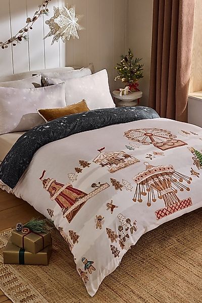 Next Bett-Set Wendebare Bettgarnitur, Weihnachten, Bezug: Polyester (recyce günstig online kaufen