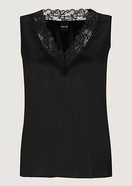 MADELEINE Shirttop Lingerie-Top mit V-Ausschnitt und edler Spitze günstig online kaufen