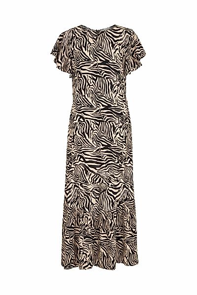 Lily and Lionel Midikleid "Zelda Tiered Zebra Print Maxi Dress Damen" günstig online kaufen