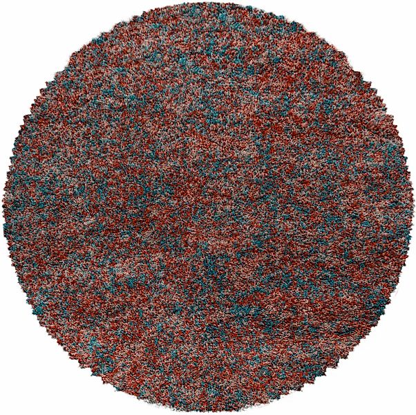 Ayyildiz Teppiche "Enjoy Shaggy" rund 50 mm Höhe melierter Langflor, Wohnzi günstig online kaufen