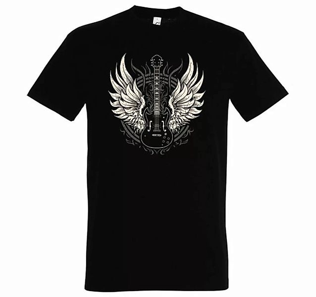 Youth Designz T-Shirt GitarreFlügel Herren T-Shirt mit lustigem Spruch günstig online kaufen