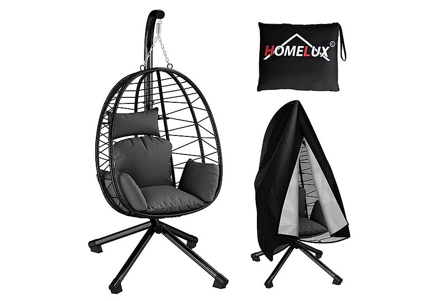 HOMELUX Hängesessel Hängematte mit Gestell, Hängeschaukel, Hängestuhl mit K günstig online kaufen