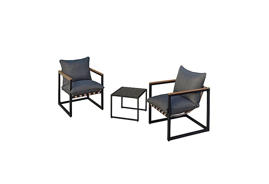 HTI-Living Gartenlounge-Set Terrassenmöbel für 2 Personen Cirella, (Set, 3- günstig online kaufen