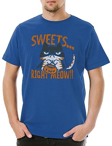 Urban Backwoods Print-Shirt Urban Backwoods Sweets Right Meow Herren T-Shir günstig online kaufen