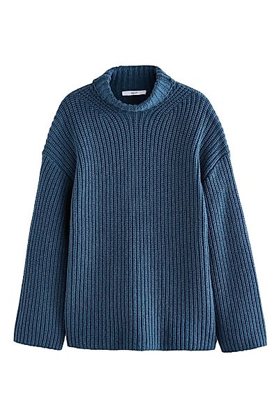 Next Longpullover Langer Strickpullover mit Rollkragen günstig online kaufen