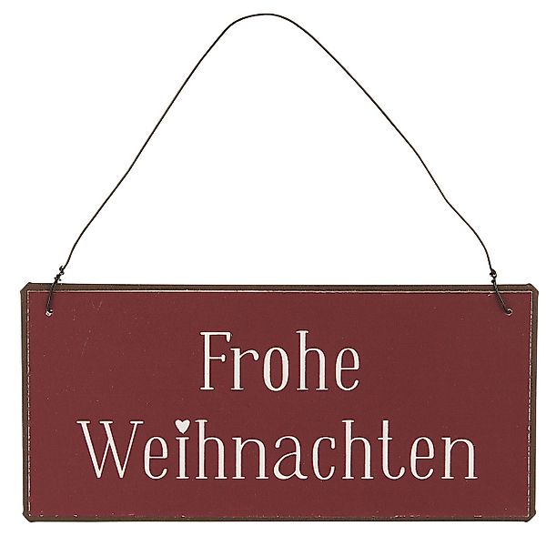 Ib Laursen Metallschild Ib Laursen - Wandschild Metallschild Schild "Frohe günstig online kaufen