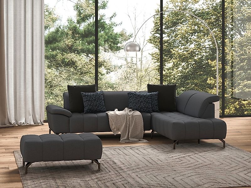 sit&more Ecksofa "Cool L-Form" wahlweise mit Kopfteilverstellung und Vorzie günstig online kaufen