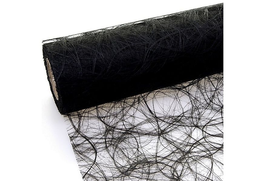 Deko AS Tischläufer Sizoweb Tischläufer - schwarz - 30cm - 5m - 64 017-R (1 günstig online kaufen