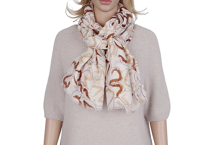 MIRROSI Modeschal Weicher & Leicht Großes Schal, ca.90x180cm, Goldprint, (5 günstig online kaufen