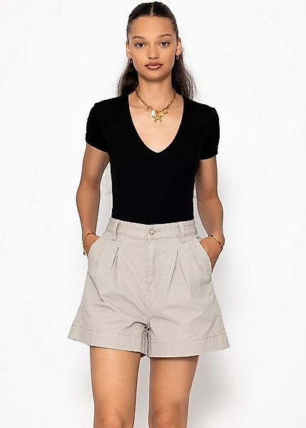 SASSYCLASSY Shorts Weite High Waist Jeans Shorts für Damen Robuste Jeanssho günstig online kaufen