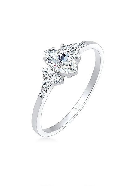 Elli Verlobungsring Marquise Design 925 Silber, mit Kristallen von Swarovsk günstig online kaufen