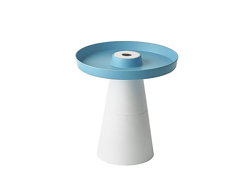 Capata Beistelltisch Tablett mint, Fuß weiß/weiß günstig online kaufen