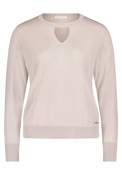 Betty&Co Strickpullover "Betty & Co Strickpullover mit Lurexfaden", Cut-Out günstig online kaufen