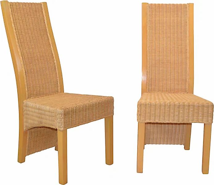 Home affaire Rattanstuhl »Stuhlparade«, 2 St. günstig online kaufen