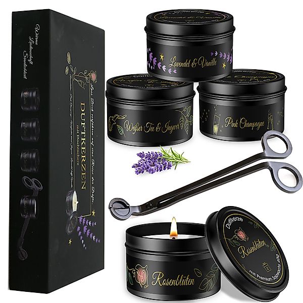 Lucadeau Duftkerze Geburtstagsgeschenk, Geschenkset mit premium günstig online kaufen