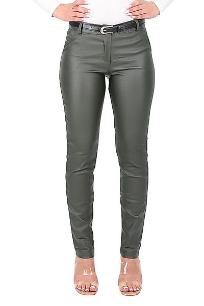 malito more than fashion Chinohose malito Damen Chinohose in Lederoptik 103 günstig online kaufen