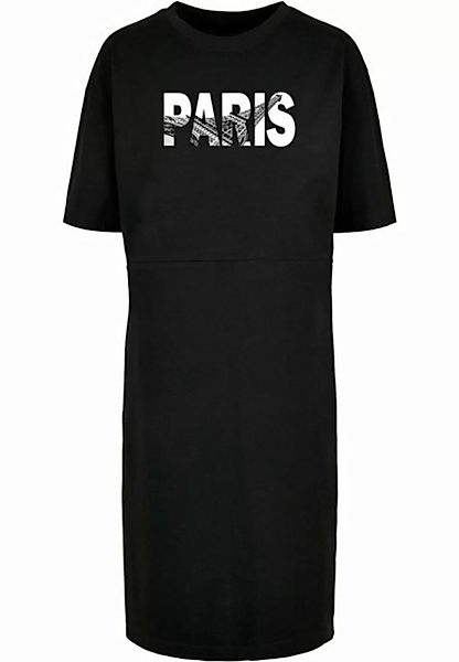 Merchcode Shirtkleid Merchcode Damen Ladies Paris Eiffel Tower Oversized Sl günstig online kaufen