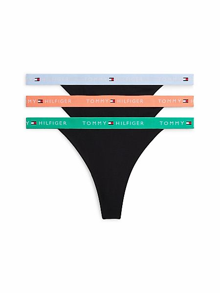Tommy Hilfiger Underwear Tanga 3 Stk. Körpernahe Passform mit elastischem B günstig online kaufen