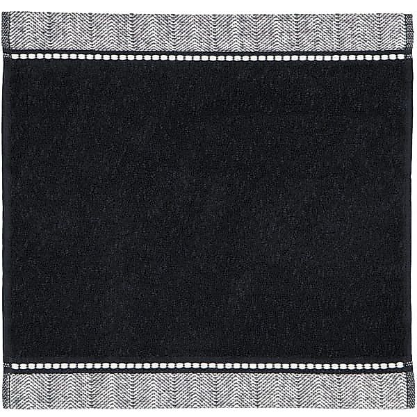 Möve Brooklyn Uni - Farbe: black - 199 (1-0669/8970) - Seiflappen 30x30 cm günstig online kaufen