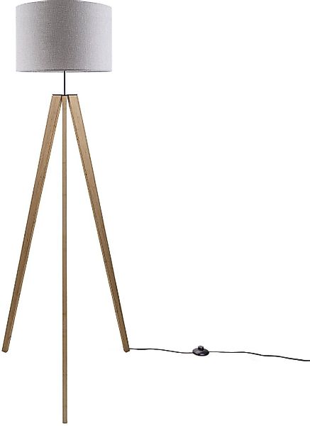 Paco Home Stehlampe Canvas uni Color, günstig online kaufen