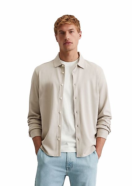 Marc OPolo Langarm-Poloshirt "aus weicher Bio-Baumwolle" günstig online kaufen