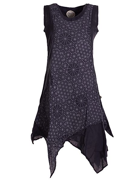 Vishes Midikleid Damen knielanges Kleid Baumwolle günstig online kaufen