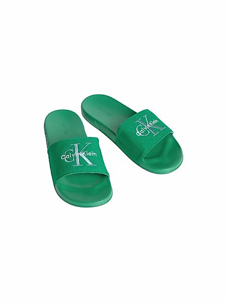 Calvin Klein Jeans Pantolette "ESS SLIDE CV" Badeschuh, Flat, Poolslides mi günstig online kaufen