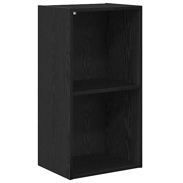 vidaXL Bücherregal Schwarz Eichen-Optik 40 x 30 x 77 cm Holzwerkstoff 87501 günstig online kaufen