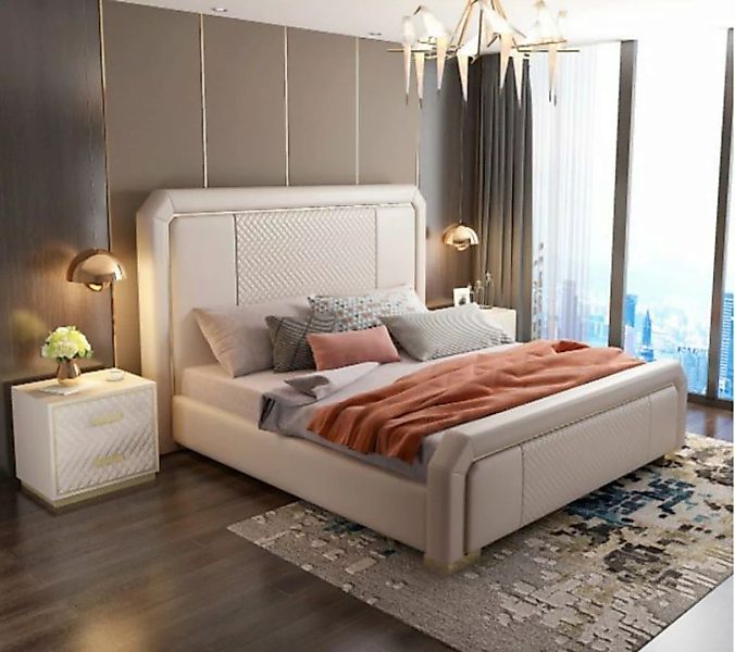 JVmoebel Bett, Designer Doppelbett Bett Hotel Luxus Schlafzimmer 180x200cm günstig online kaufen