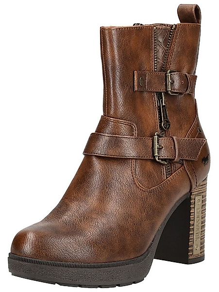 Mustang Shoes Mustang Shoes Stiefelette Lederimitat/Textil High-Heel-Stiefe günstig online kaufen