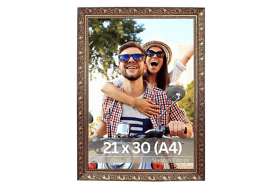 Victor (Zenith) Bilderrahmen Vinci, Bilderrahmen Braun Gold 21x30 cm, Bilde günstig online kaufen